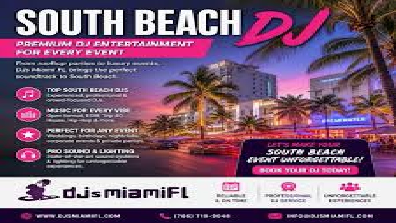 Miami Beach Weekend DJ Night Experience